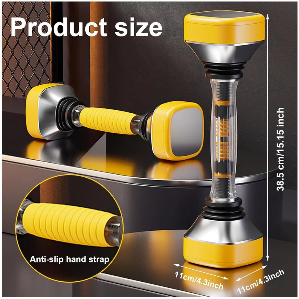 22-66 Lbs Adjustable Dumbbell Set,Shaker Weight for Arms,Fitness Equipment Single Shake Dumbbell,Shaking Weight for Full Body Workout,For Shoulders,Chest,Biceps,Triceps,Forearm Exercises