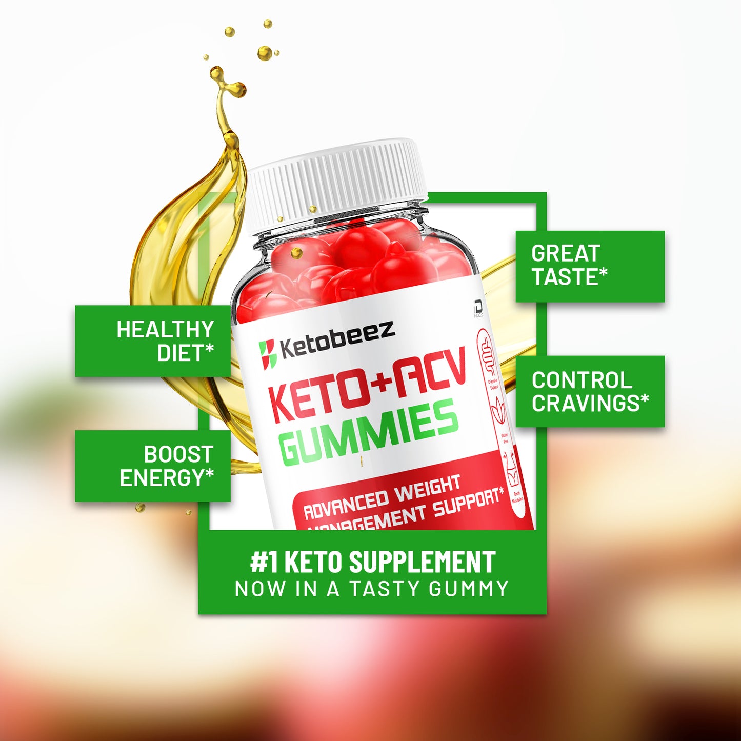 (3 Pack) ACV Gummies - Apple Cider Vinegar Gummy Supplement for Energy - Keto Gummies Dietary Supplement (180 Gummies)